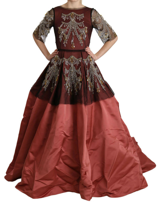Kristall-Kronleuchter Seide Prinzessin Kleid Kleid