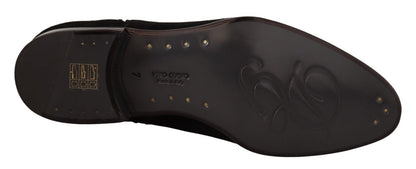 Schwarz Wildleder Leder Chelsea Herren Stiefel Schuhe