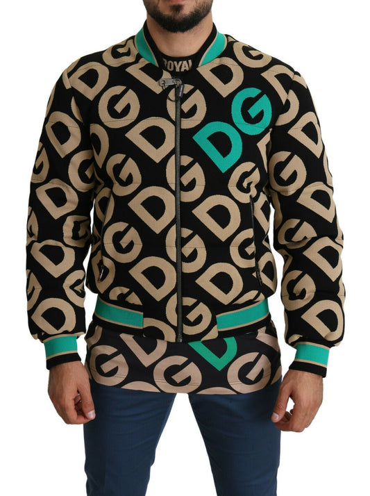 Mehrfarbige DGMILLENNIALS Jacke mit Logodruck