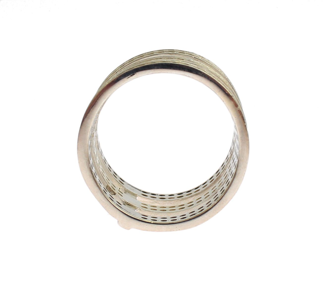 Authentic Womens Clear CZ 925 Sterling Silber Ring
