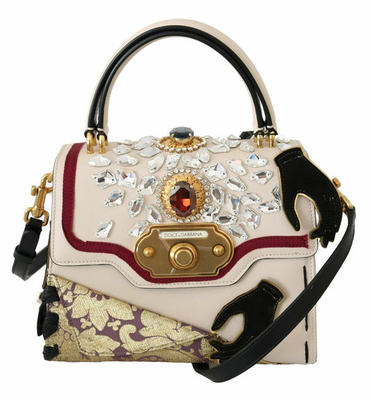 Multicolor Leder Crystal Crossbody WELCOME Geldbörse