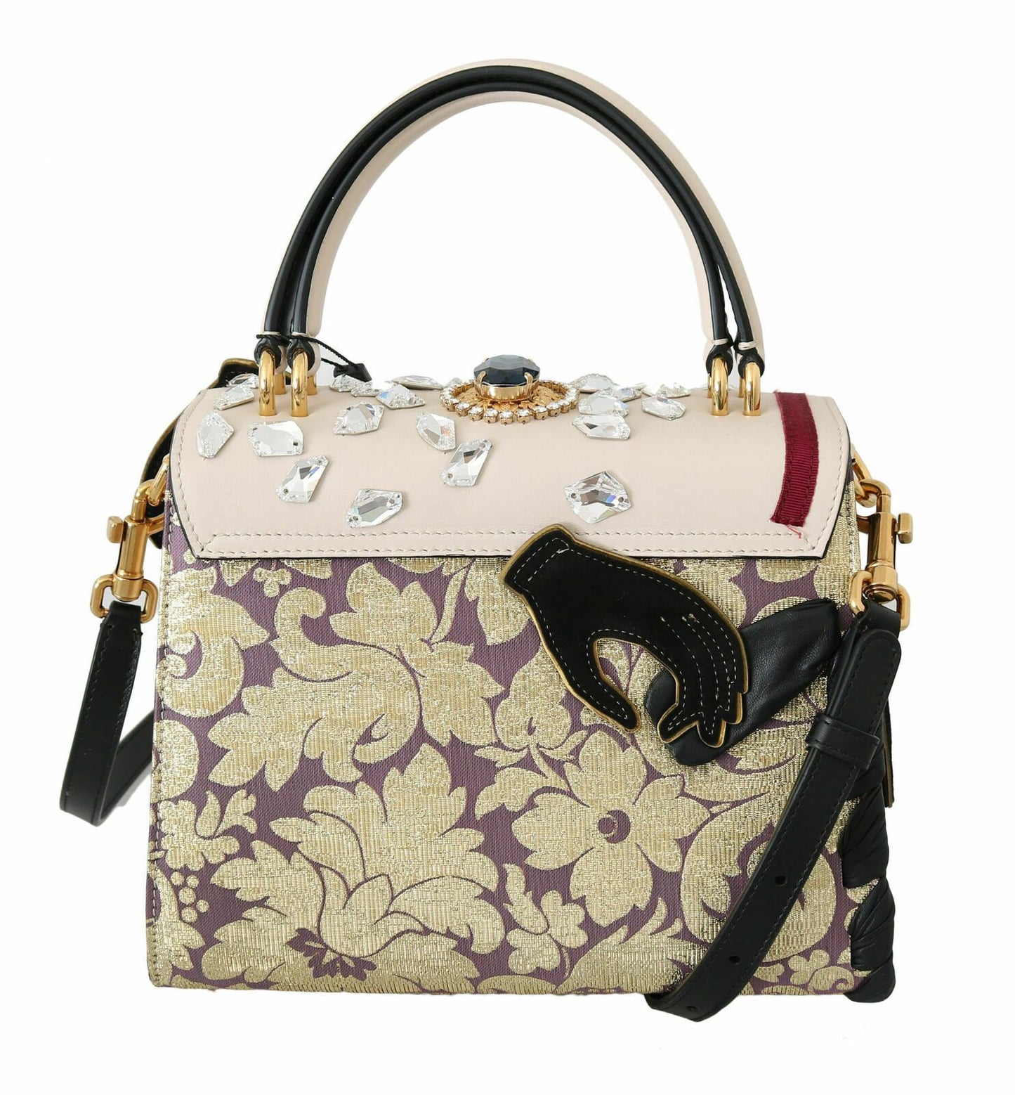 Multicolor Leder Crystal Crossbody WELCOME Geldbörse