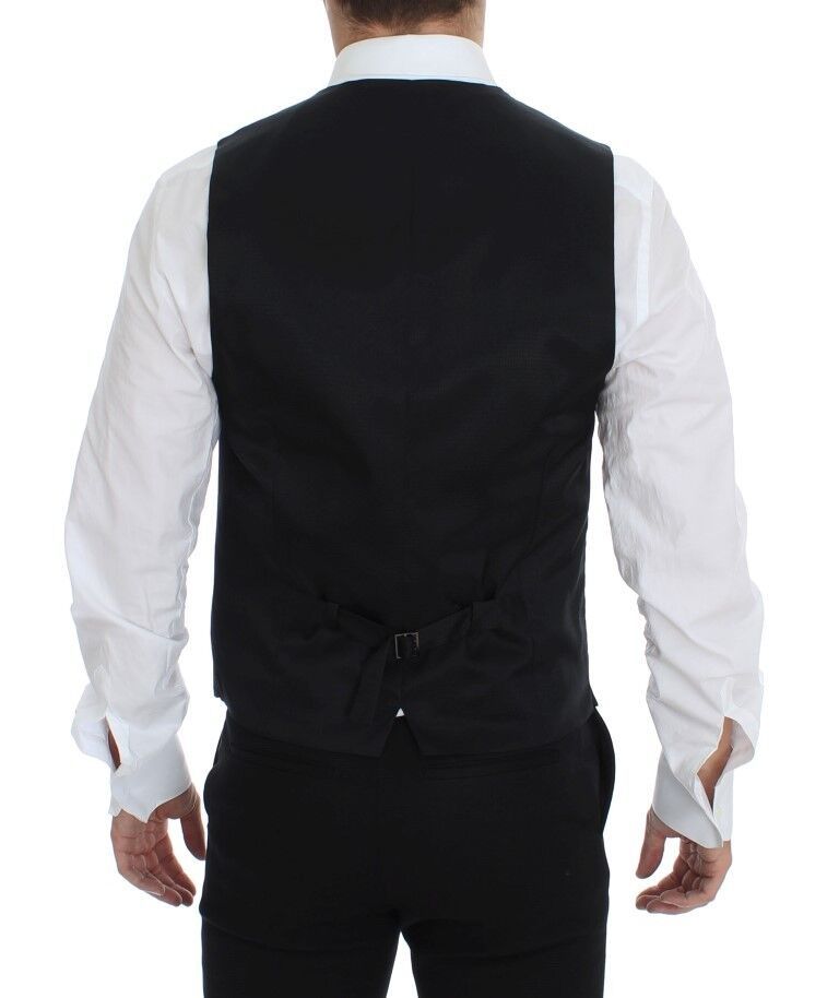 Graue Wolle Formal Dress Vest Gilet Weste