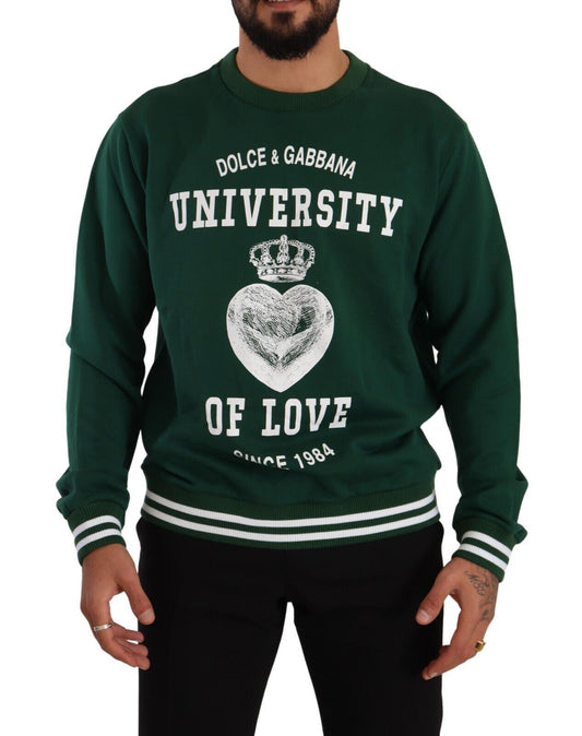 Grüner University Of Love Pullover Pullover