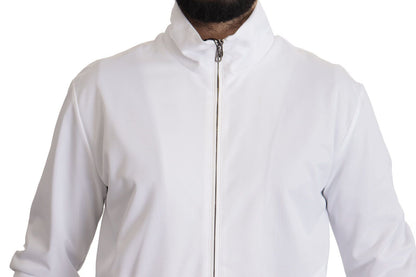 Weißer DG D.N.A. Zipper Stretch Pullover