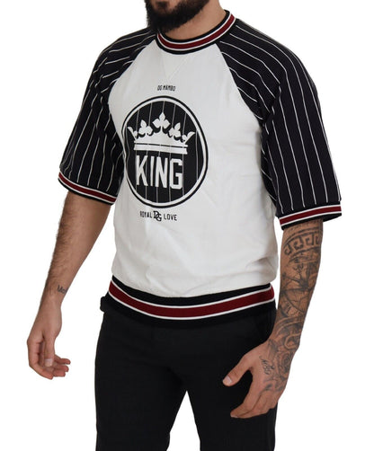 DGMillennials DG King Baumwoll-T-Shirt mit Rundhalsausschnitt