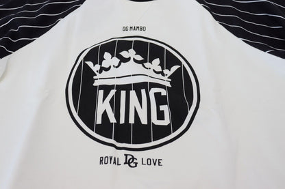 DGMillennials DG King Baumwoll-T-Shirt mit Rundhalsausschnitt