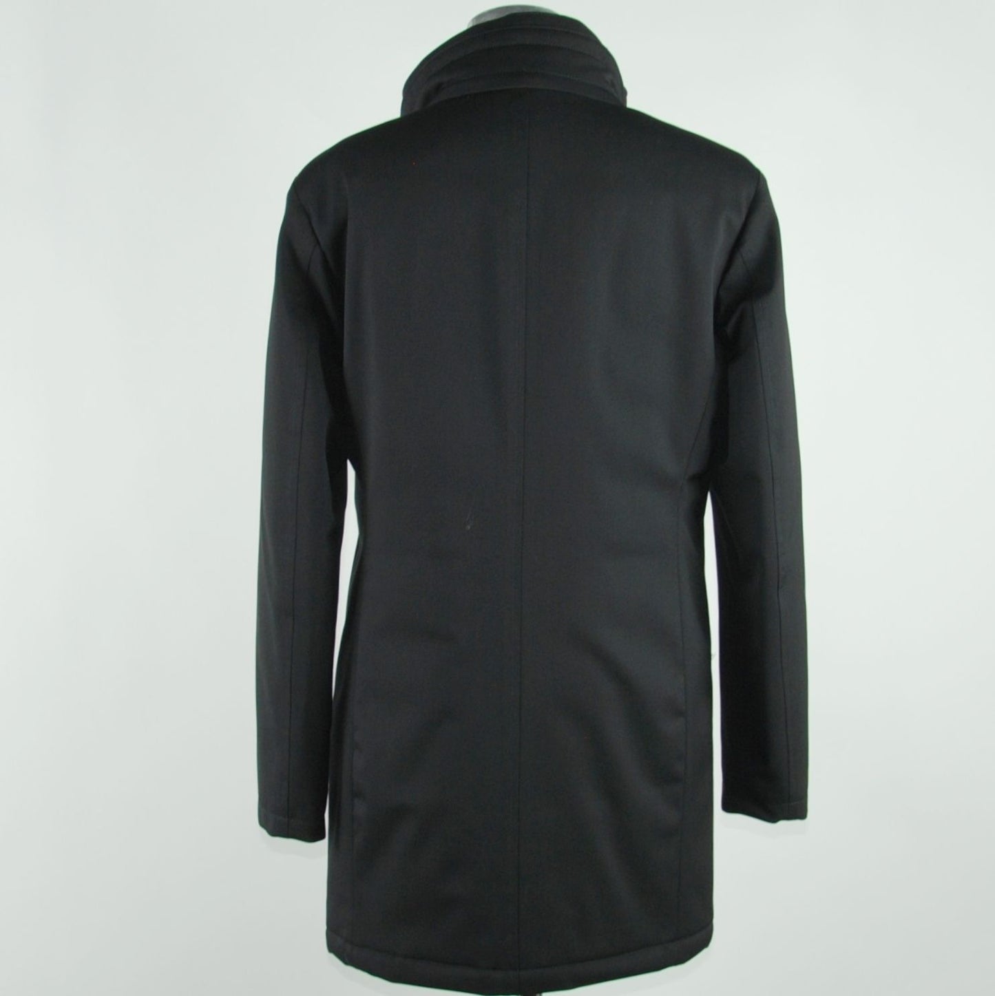Schwarze Vergine Jacke aus Wolle