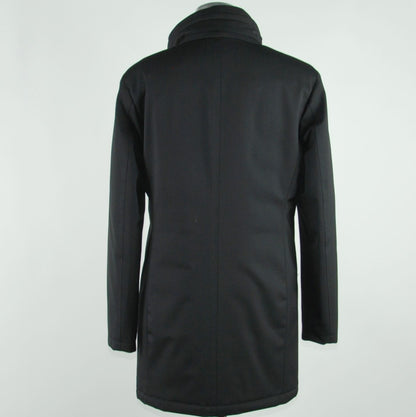 Schwarze Vergine Jacke aus Wolle