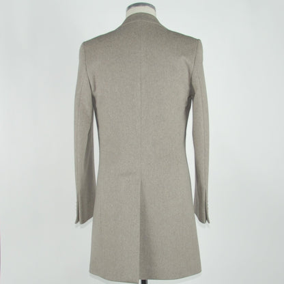 Graue Vergine Jacke aus Wolle