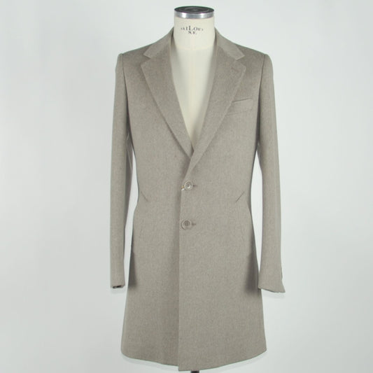 Graue Vergine Jacke aus Wolle