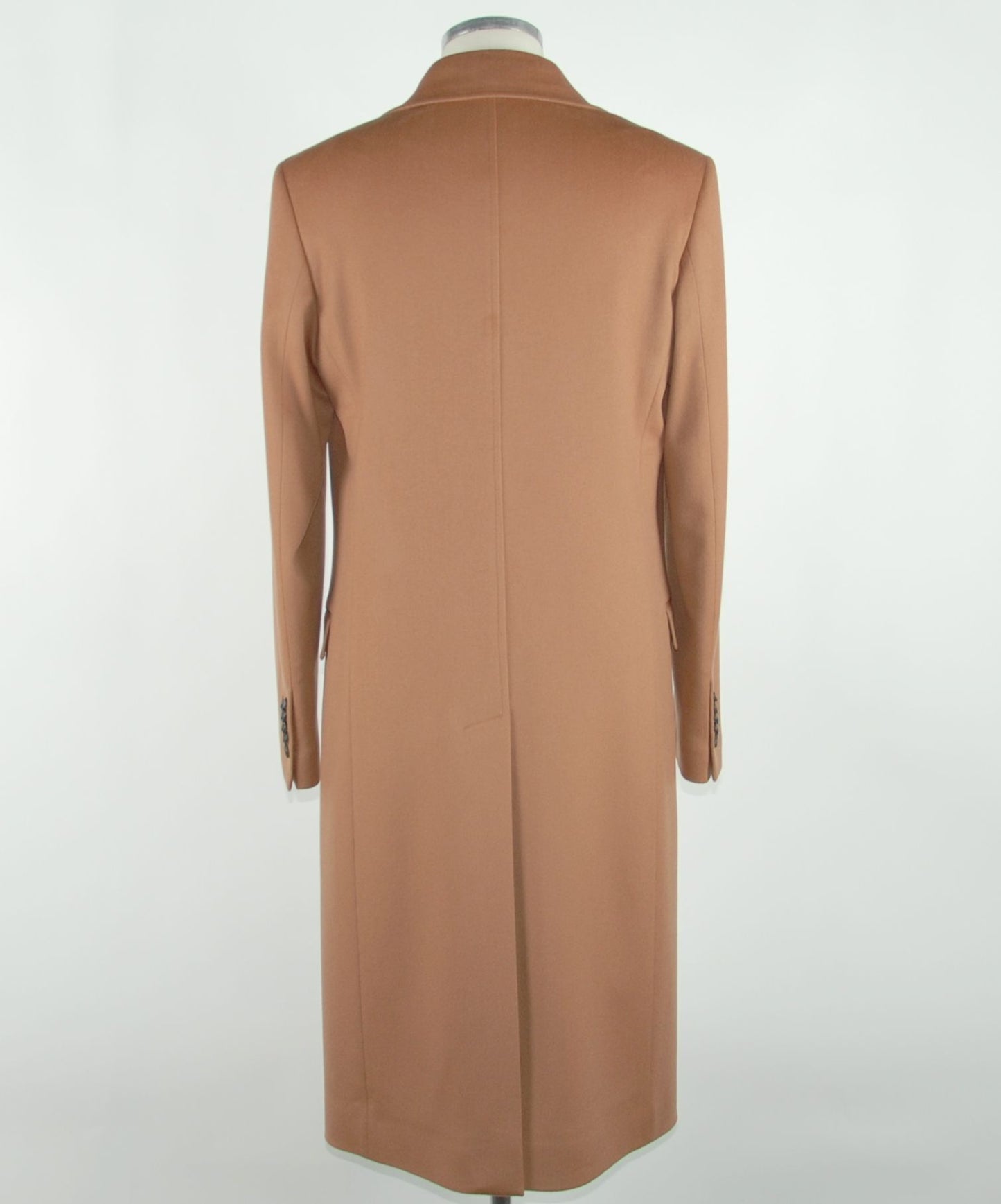 Braune Vergine Jacke aus Wolle