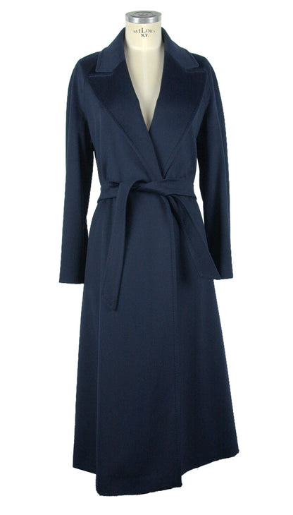 Blaue Wolle Vergine Jacken & Mantel