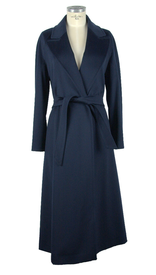 Blaue Wolle Vergine Jacken & Mantel
