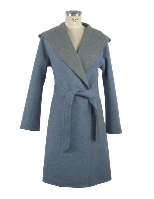 Blaue Wolle Vergine Jacken & Mantel