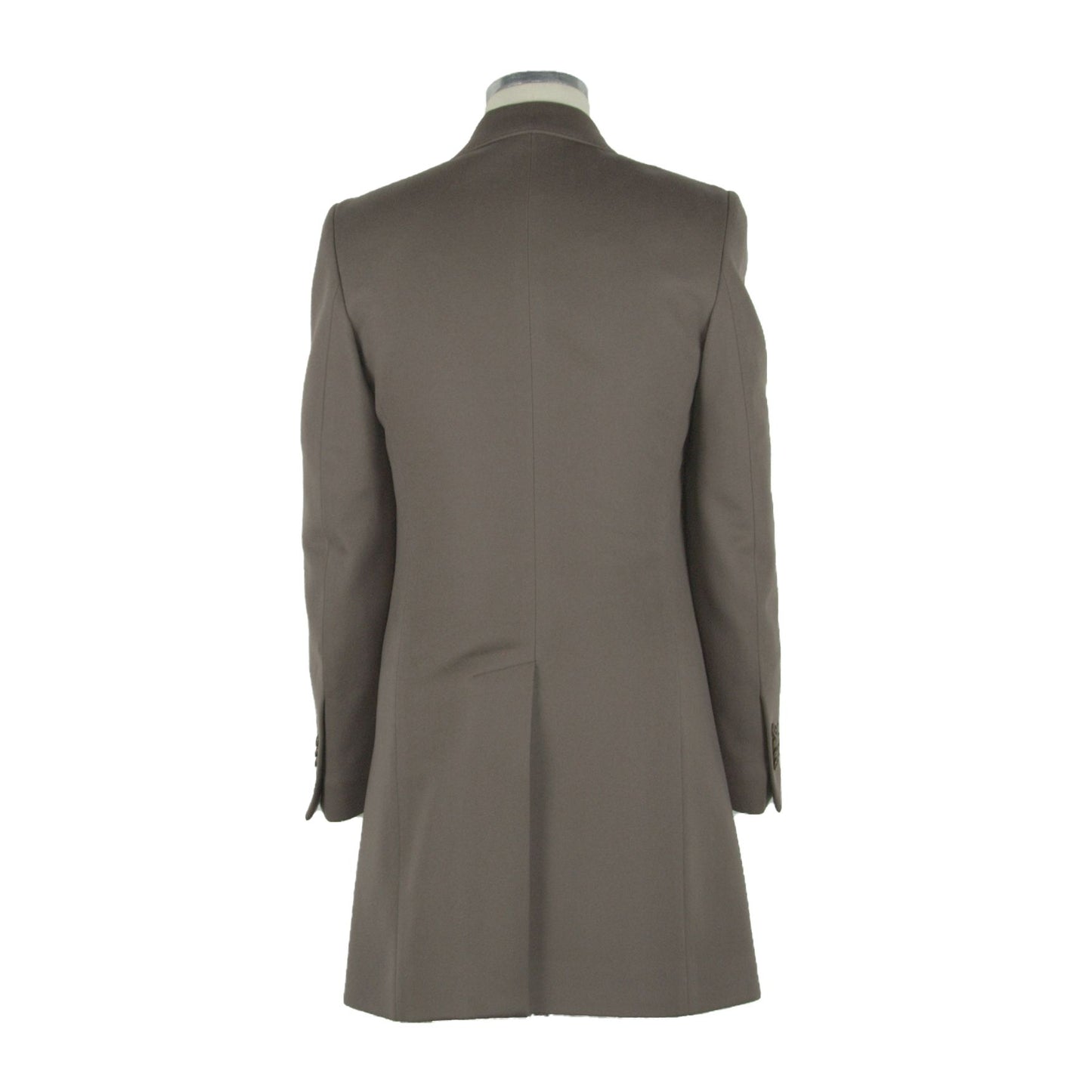 Braune Vergine Jacke aus Wolle