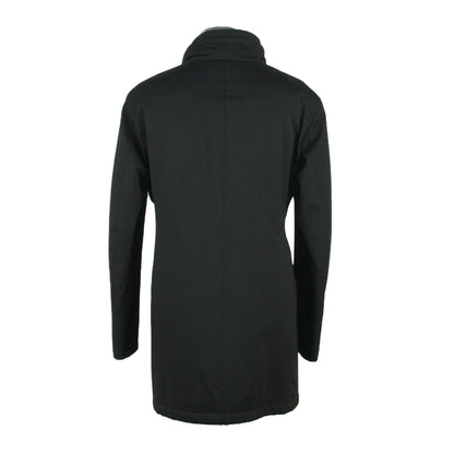 Schwarze Vergine Jacke aus Wolle