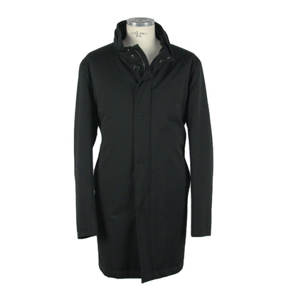 Schwarze Vergine Jacke aus Wolle