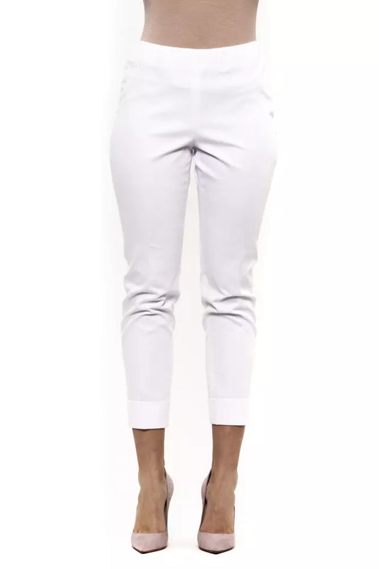 Weiße Baumwolljeans &Amp; Hose
