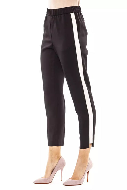 Blaue Viskose Jeans &Amp; Hose