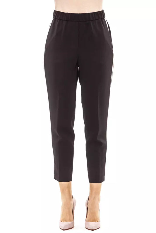Blaue Viskose Jeans &Amp; Hose