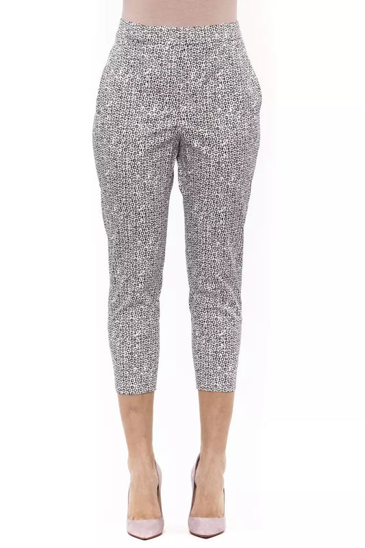 Weiße Baumwolljeans &Amp; Hose