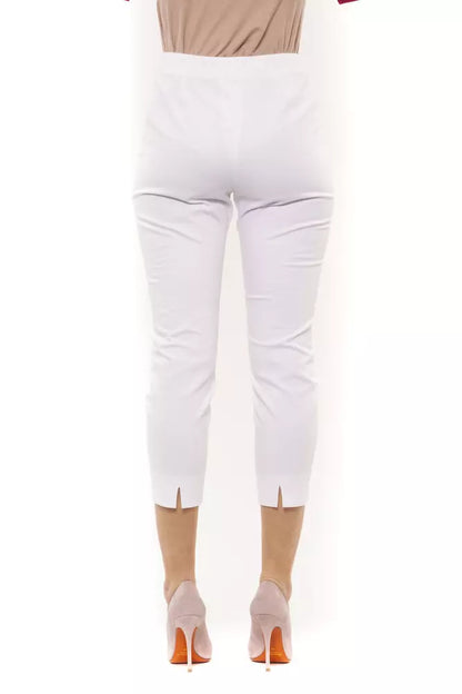 Weiße Baumwolljeans &Amp; Hose