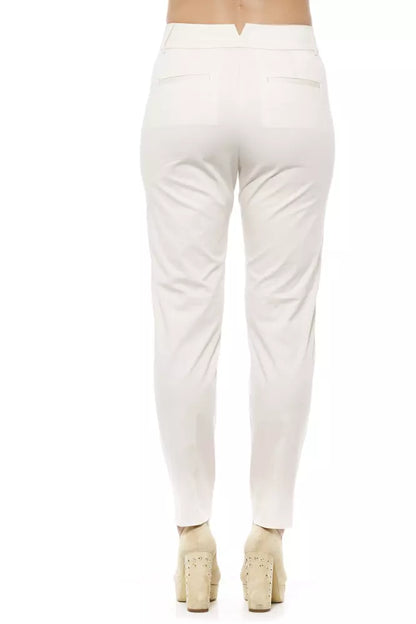 Beige Baumwolle Jeans &Amp; Hose