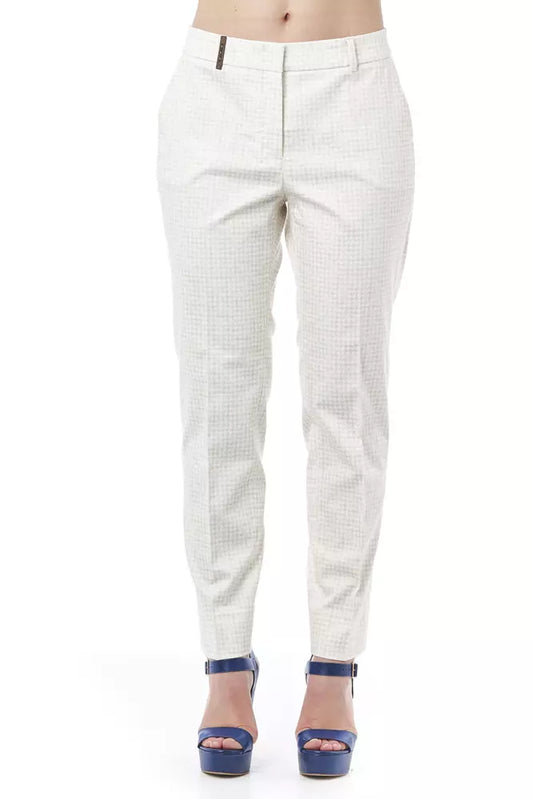 Beige Baumwolle Jeans &Amp; Hose