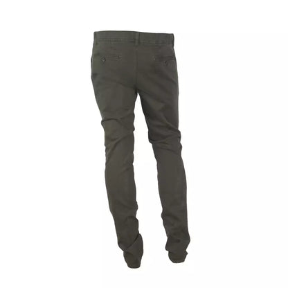 Braune Baumwolljeans & Hose
