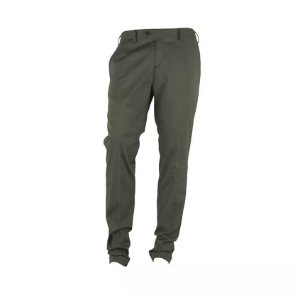 Grüne Baumwolljeans & Hose
