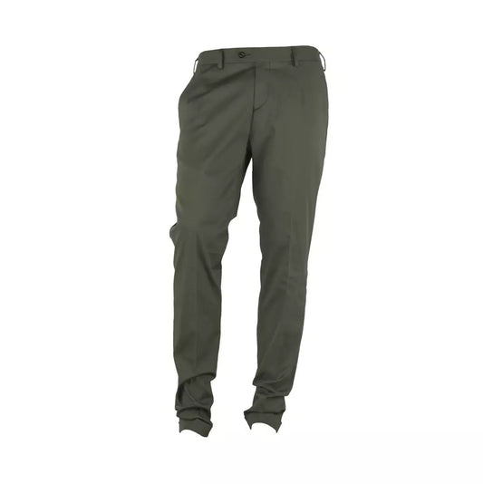 Grüne Baumwolljeans & Hose
