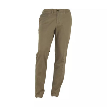 Braune Baumwolljeans & Hose