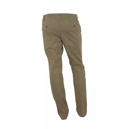 Braune Baumwolljeans & Hose