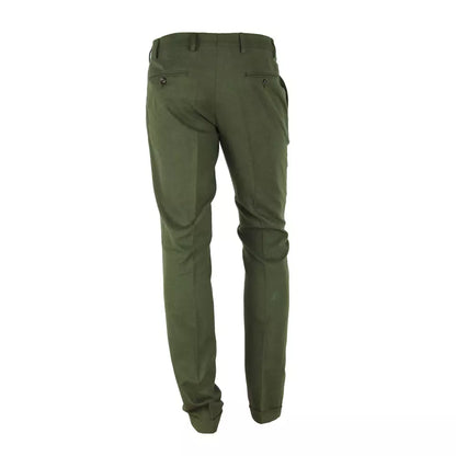 Grüne Baumwolljeans & Hose