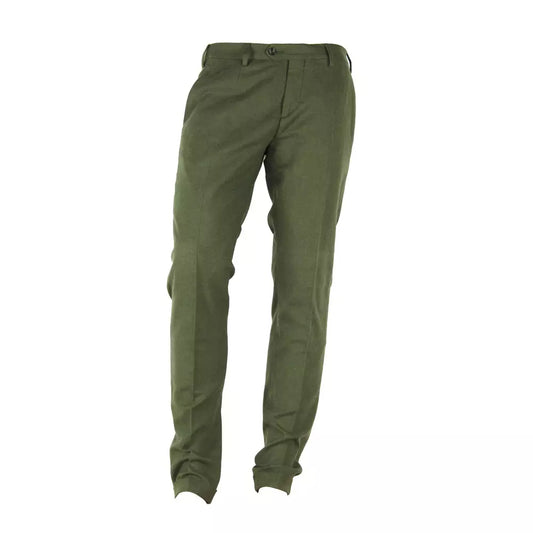 Grüne Baumwolljeans & Hose