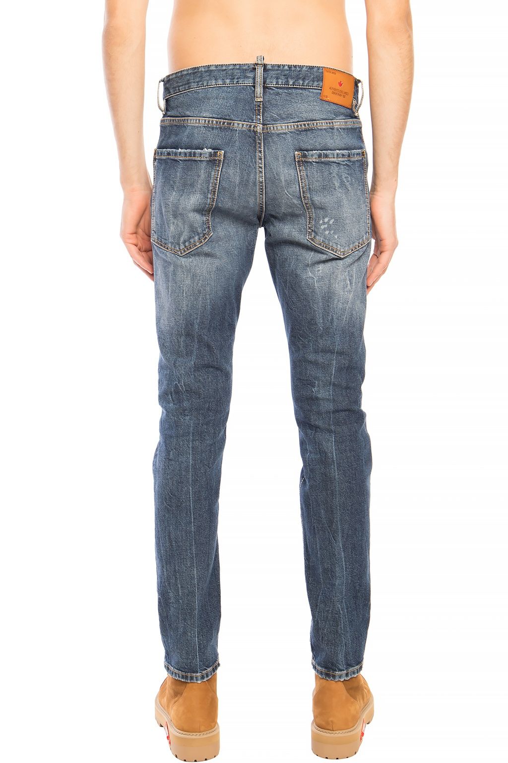 Blaue Baumwolljeans & Hose