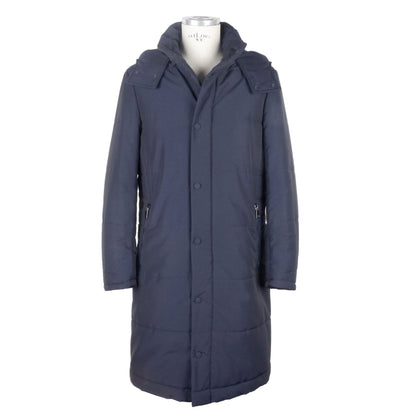 Jacke Vergine aus blauer Wolle