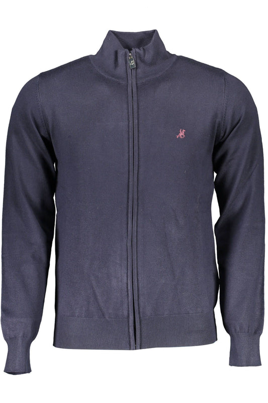 Blauer Nylon-Pullover