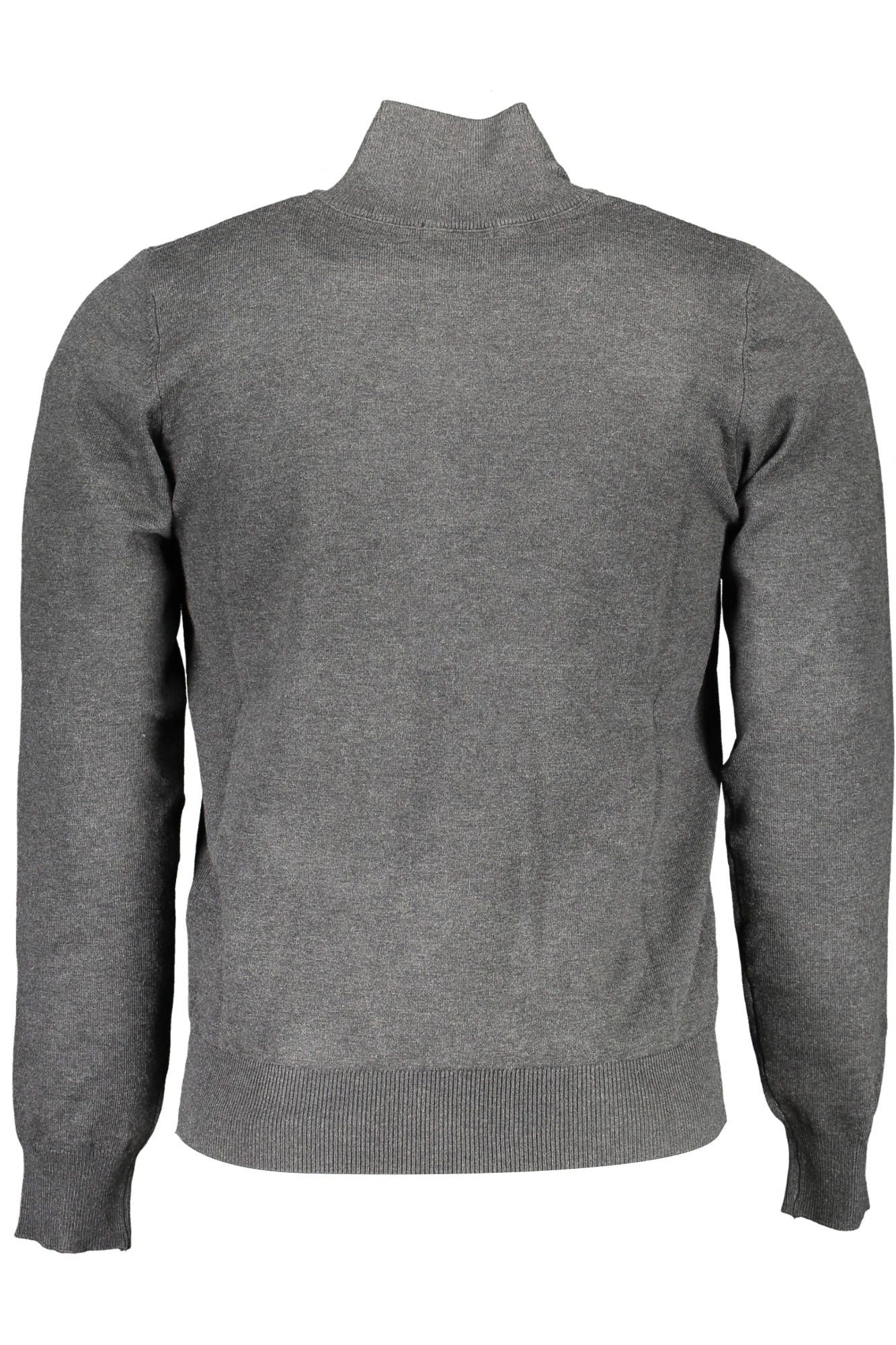 Grauer Nylon-Pullover
