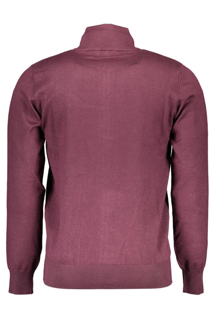 Roter Nylon-Pullover