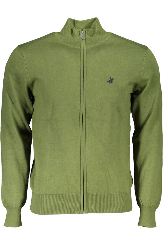 Grüner Baumwollpullover