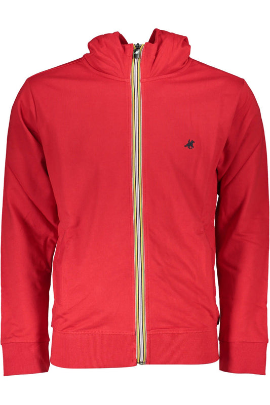 Roter Baumwollpullover