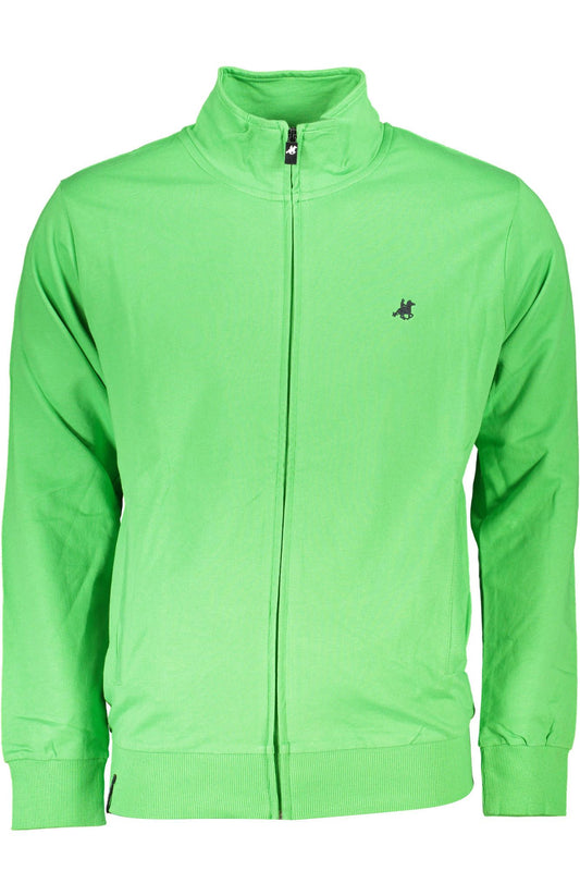 Grüner Baumwollpullover