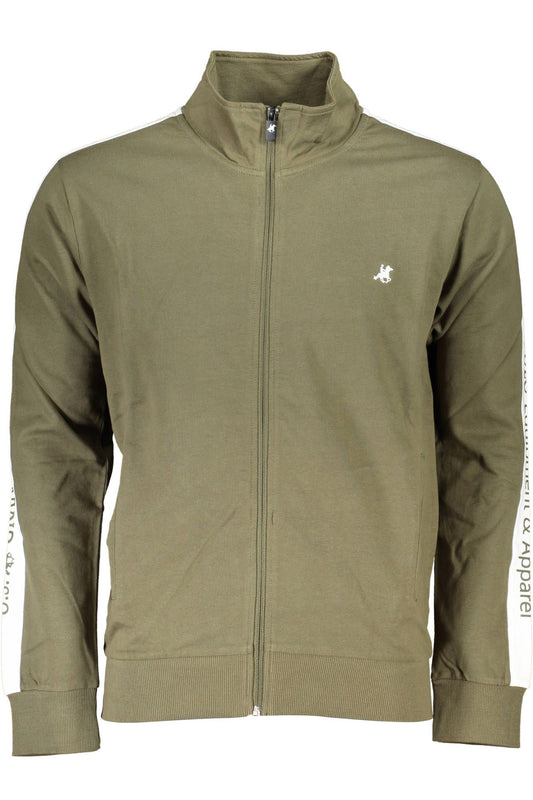 Grüner Baumwollpullover