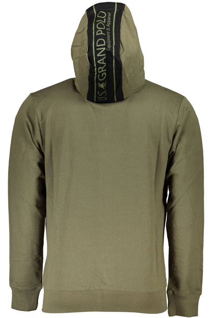 Grüner Baumwollpullover
