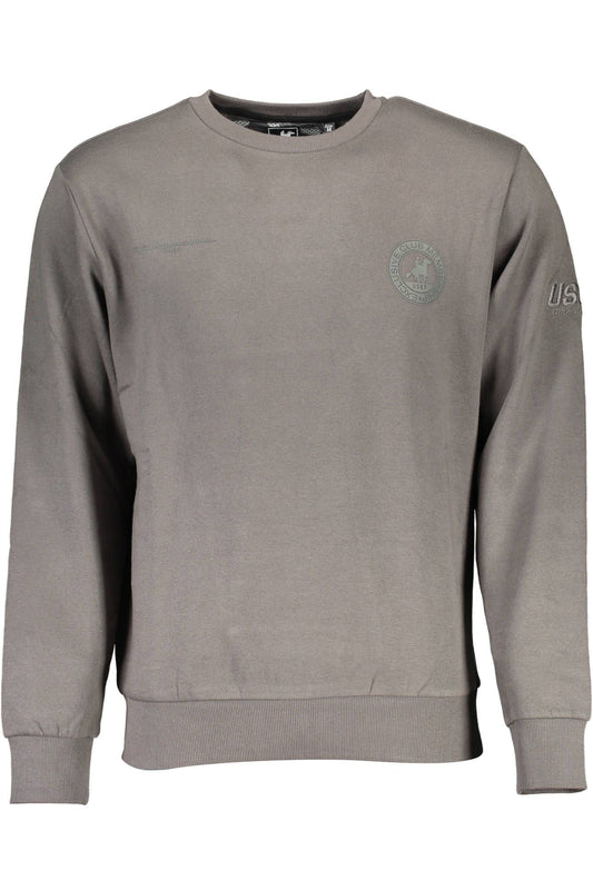 Grauer Baumwollpullover