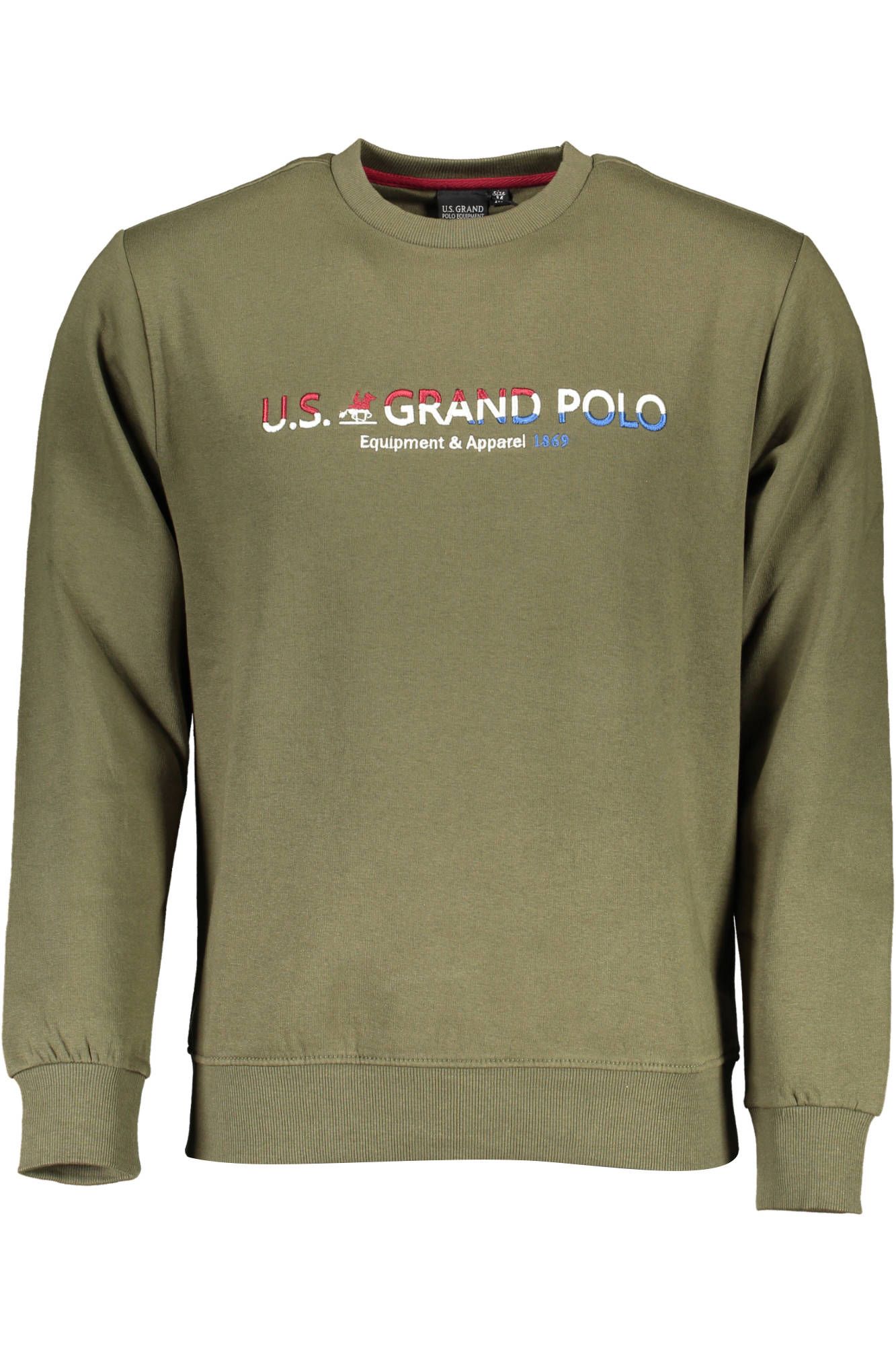 Grüner Baumwollpullover