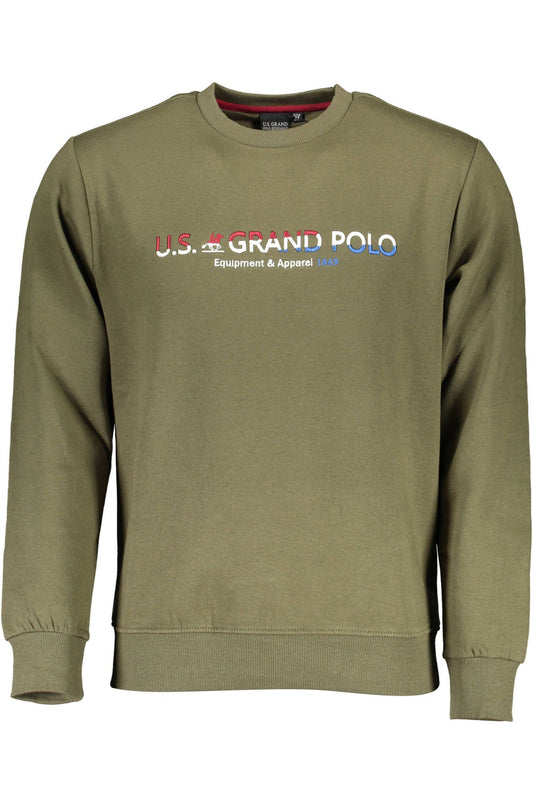 Grüner Baumwollpullover