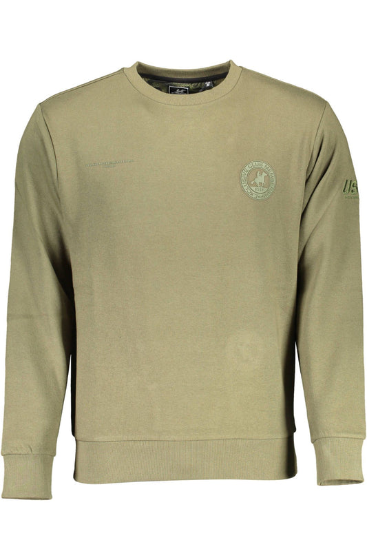 Grüner Baumwollpullover